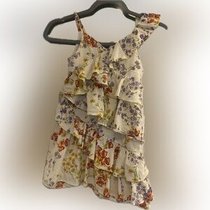 Zara girls floral dress